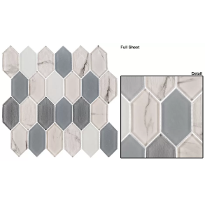 Carabella Grey - glass tile